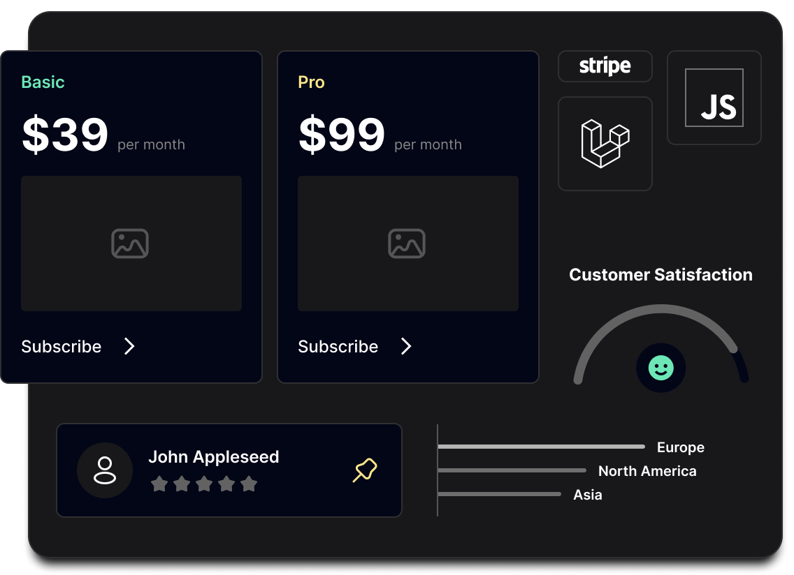 Paywall portfolio custom graphic